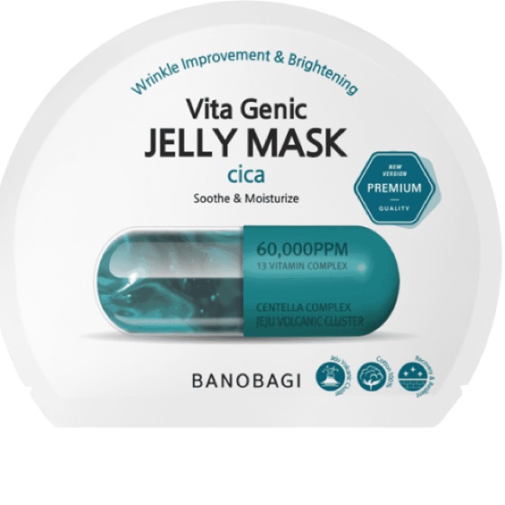 Mặt Nạ Vita Genic Cica Dưỡng Da Giảm Mụn (Banobagi - Hàn Quốc)